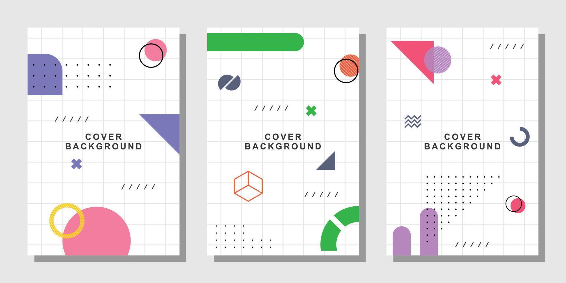 Abastract geometric design templates background vector