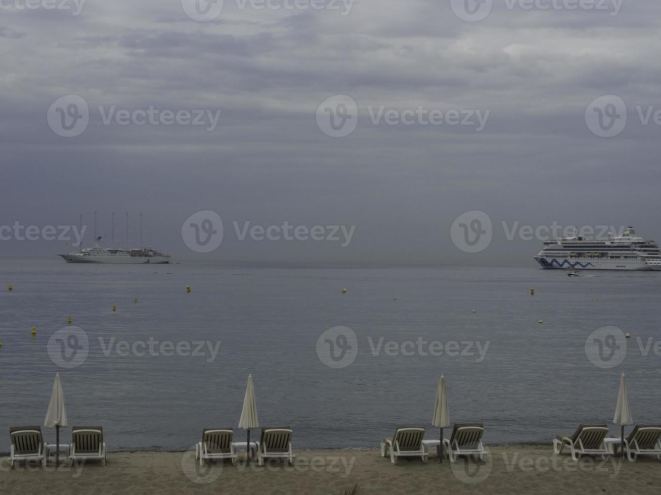 The city of Cannes in france photo