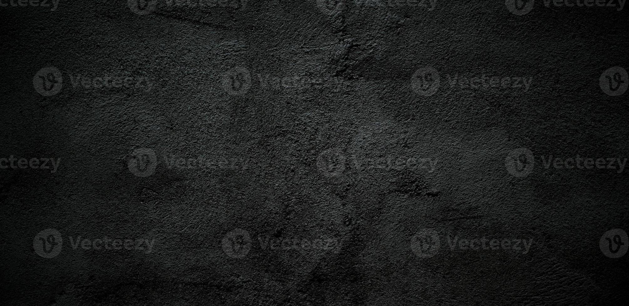 fondo de textura de hormigón de piedra negra de pared de miedo, textura de cemento de terror negro gris oscuro para el fondo foto