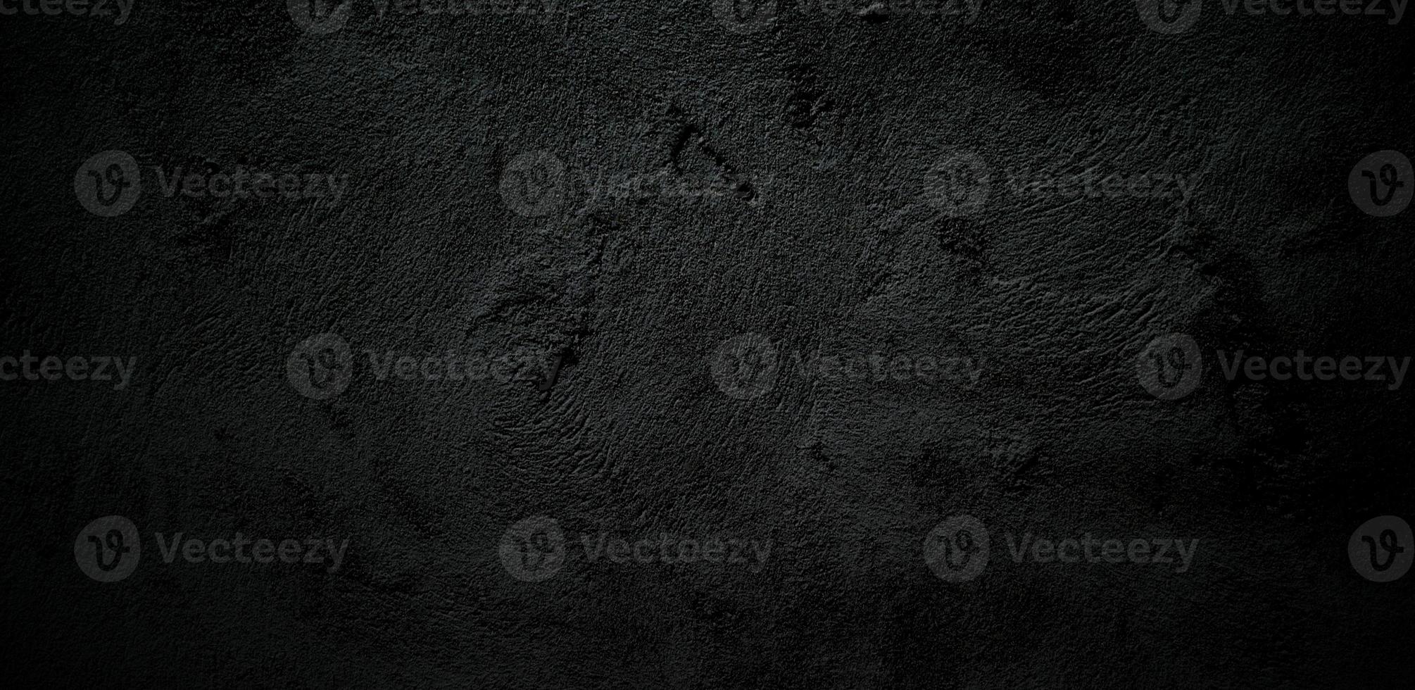 fondo de textura de hormigón de piedra negra de pared de miedo, textura de cemento de terror negro gris oscuro para el fondo foto