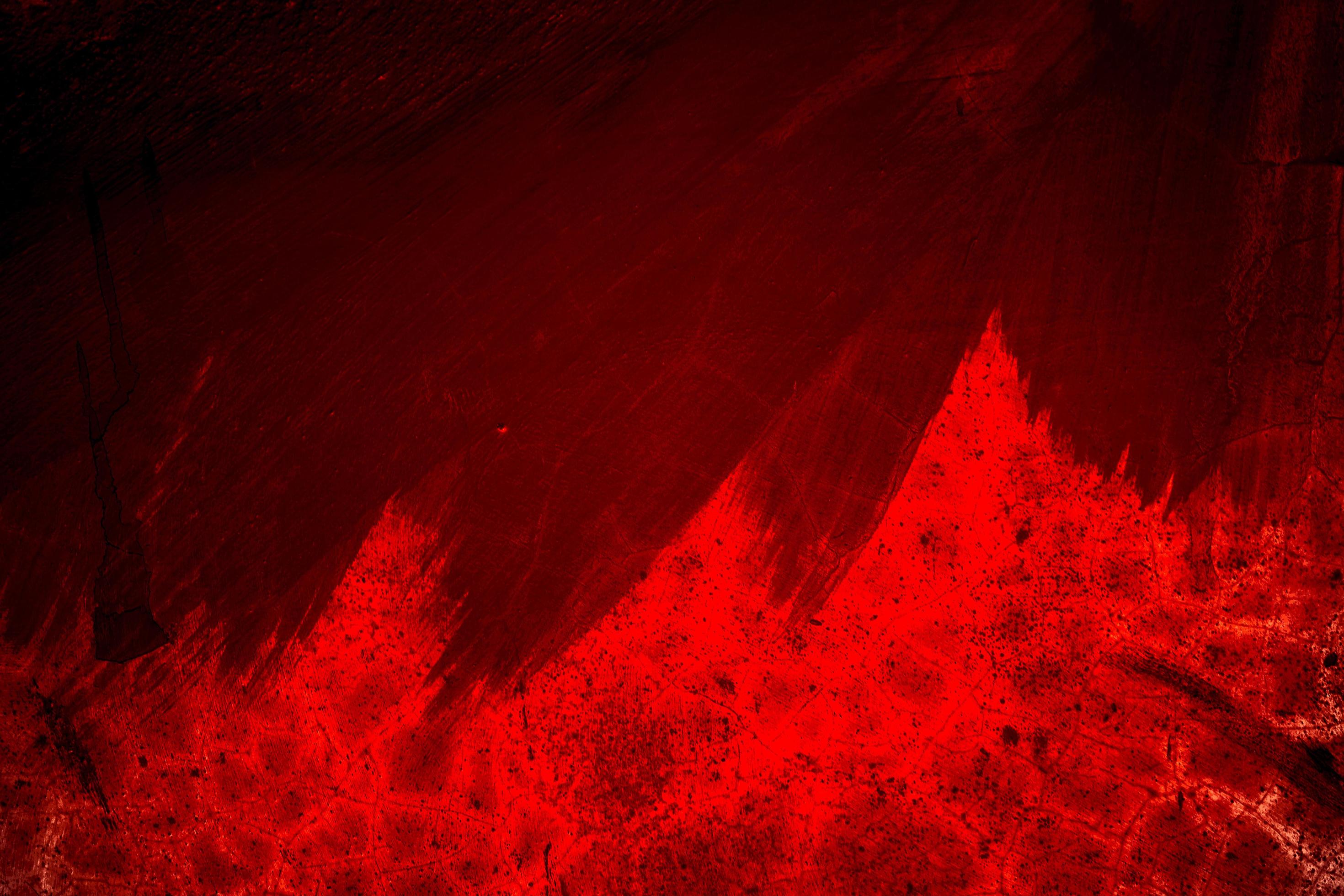 Red Background. Scary bloody wall. white wall with blood splatter for
