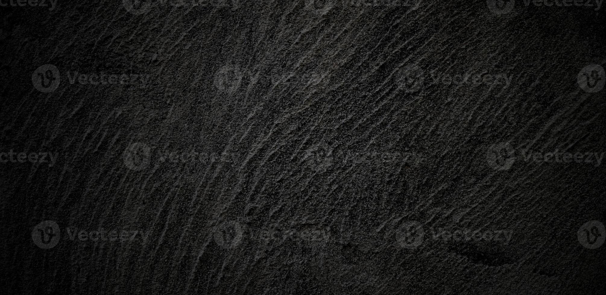 Dark grey black cement for background. Black stone concrete texture background photo