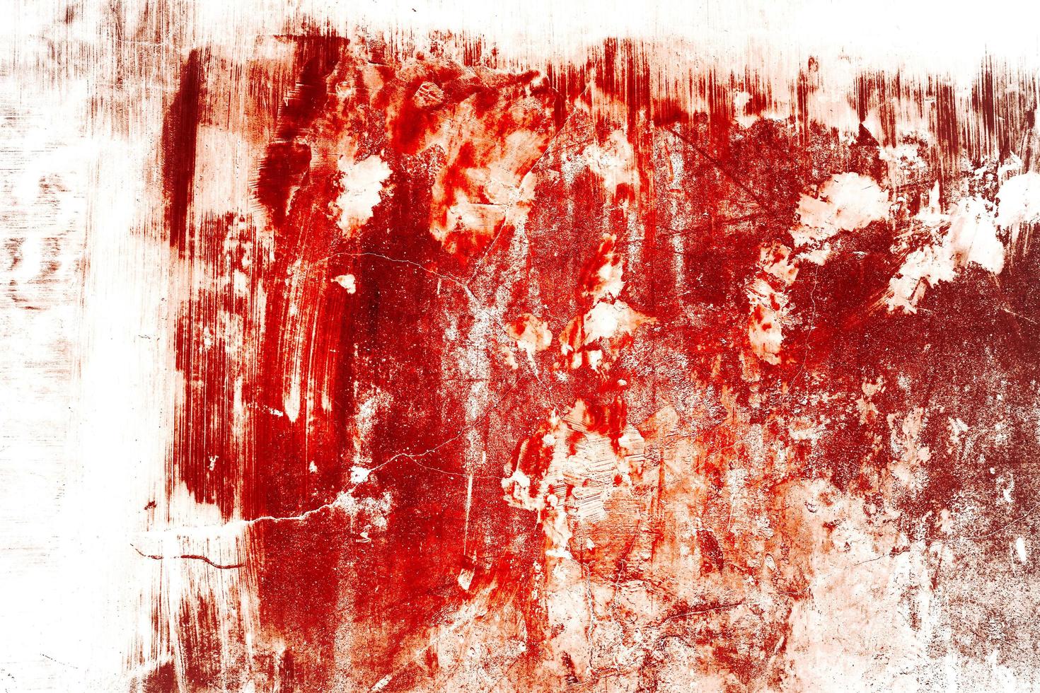 Scary bloody wall. white wall with blood splatter for halloween background. photo