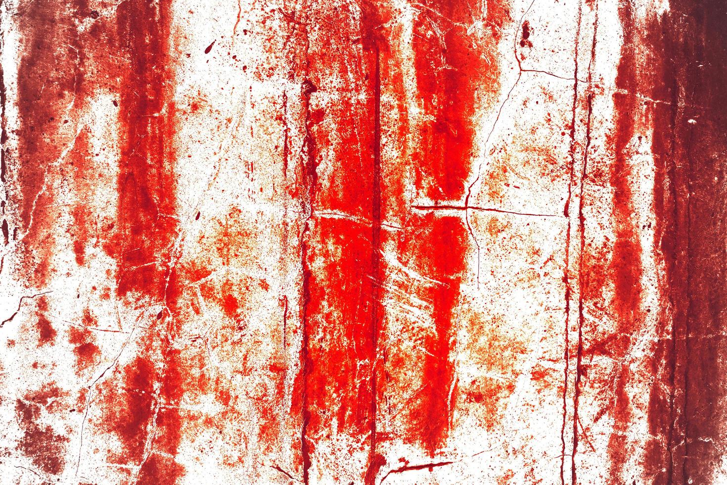 Red Background. Scary bloody wall. white wall with blood splatter for halloween background. photo