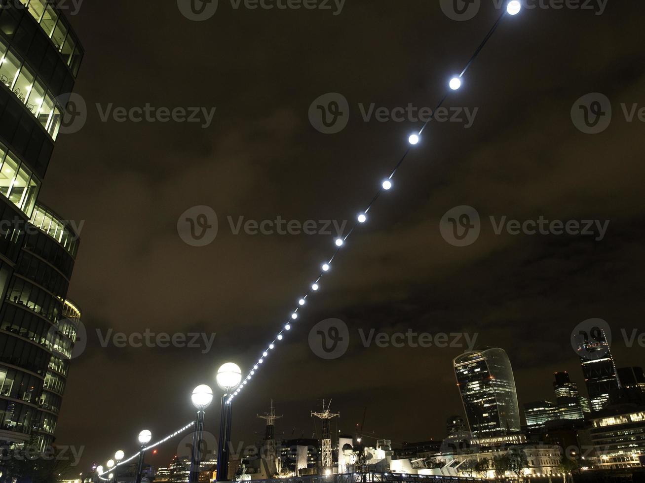 London city at night photo
