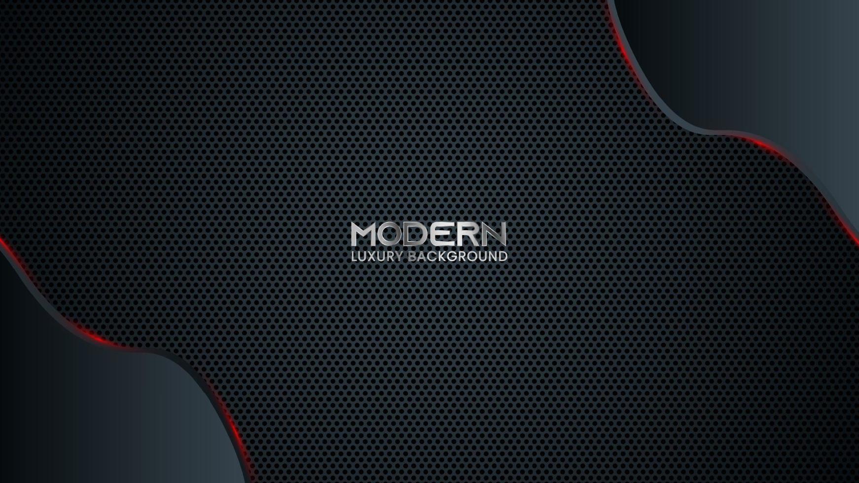 Modern Red Lights Futuristic Technology Twitch Gaming Background with Dot pattern and white space for text writing vector