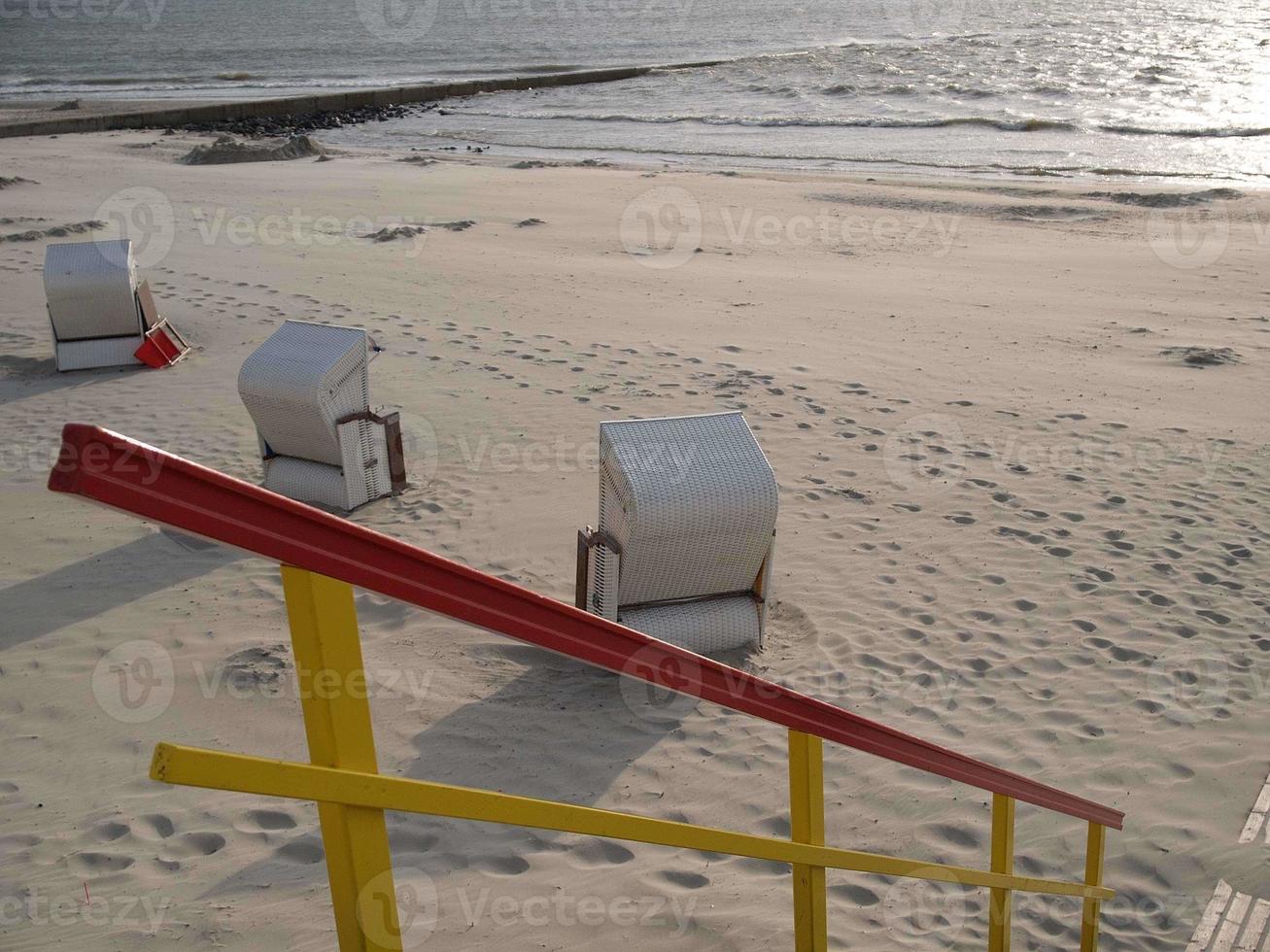 Borkum island in germany photo