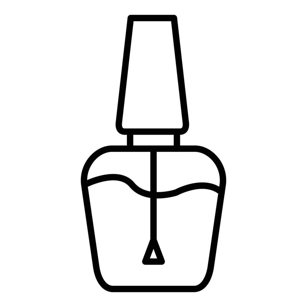 Nail Polish Icon Style vector