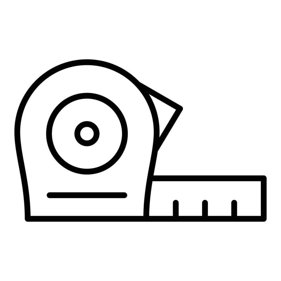 Measure Tape Icon Style vector