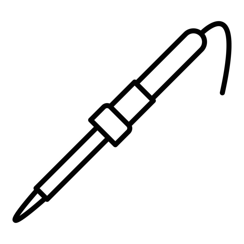 Soldering Iron Icon Style vector