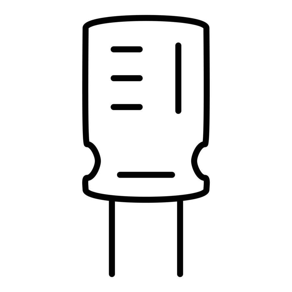 Capacitor Icon Style vector