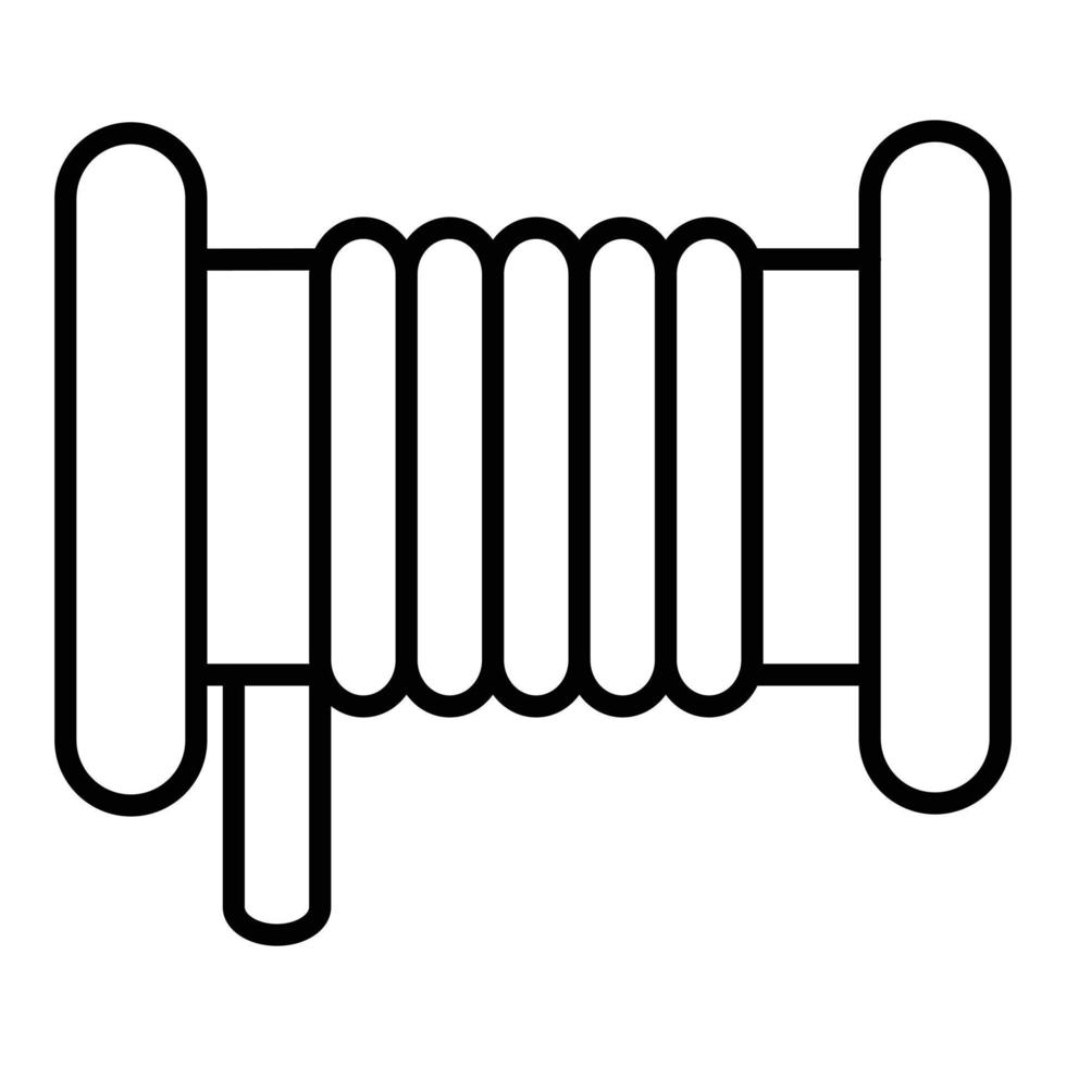 Cable Roll Icon Style vector