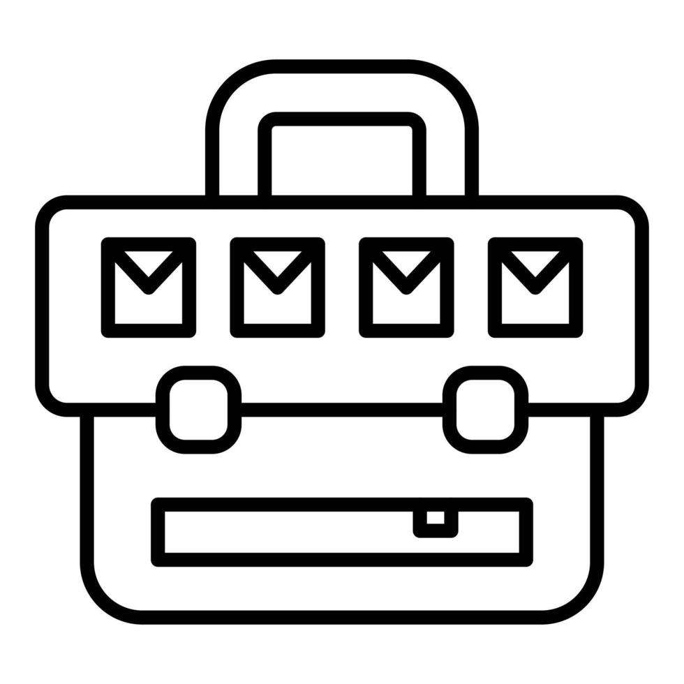 Briefcase Icon Style vector