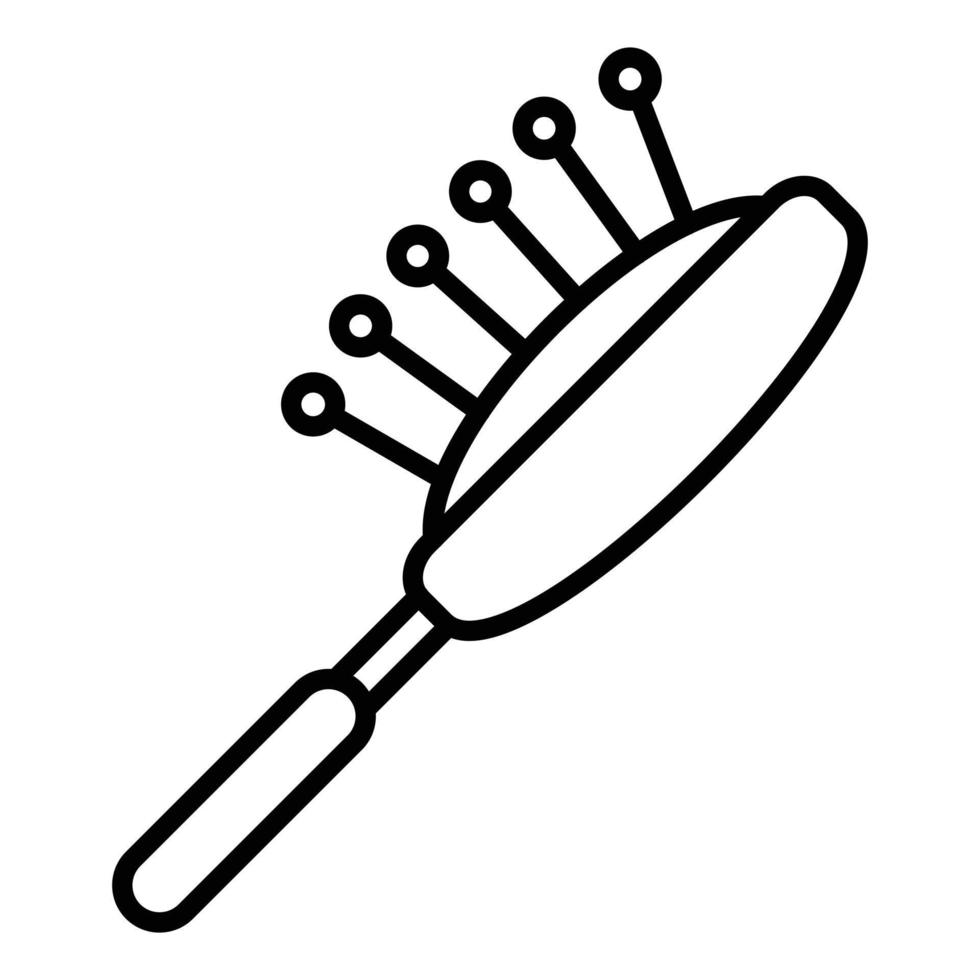 Hair Brush Icon Style vector
