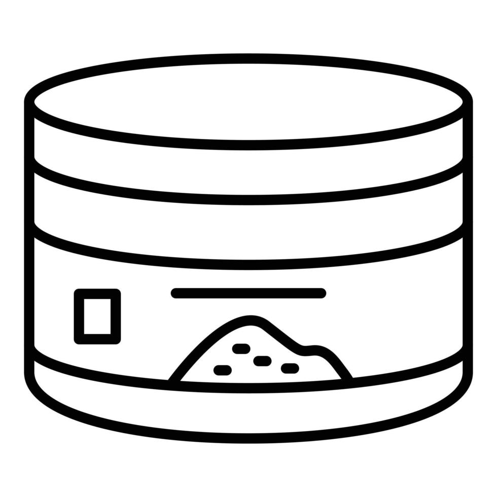 Powder Icon Style vector