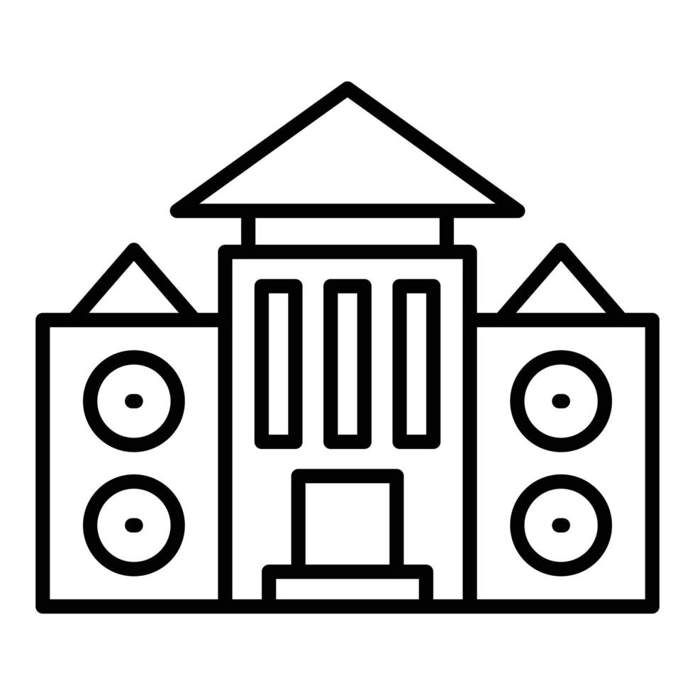 Embassy Icon Style vector