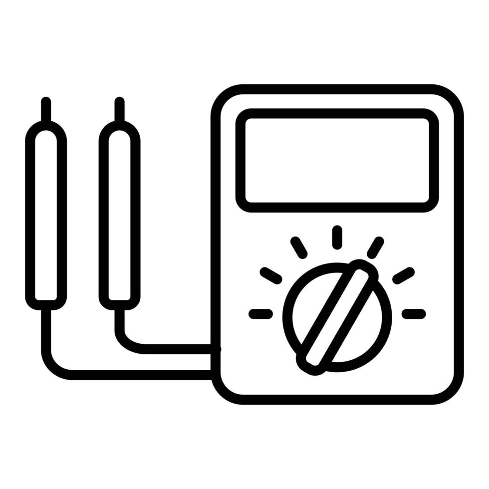 Ammeter Icon Style vector