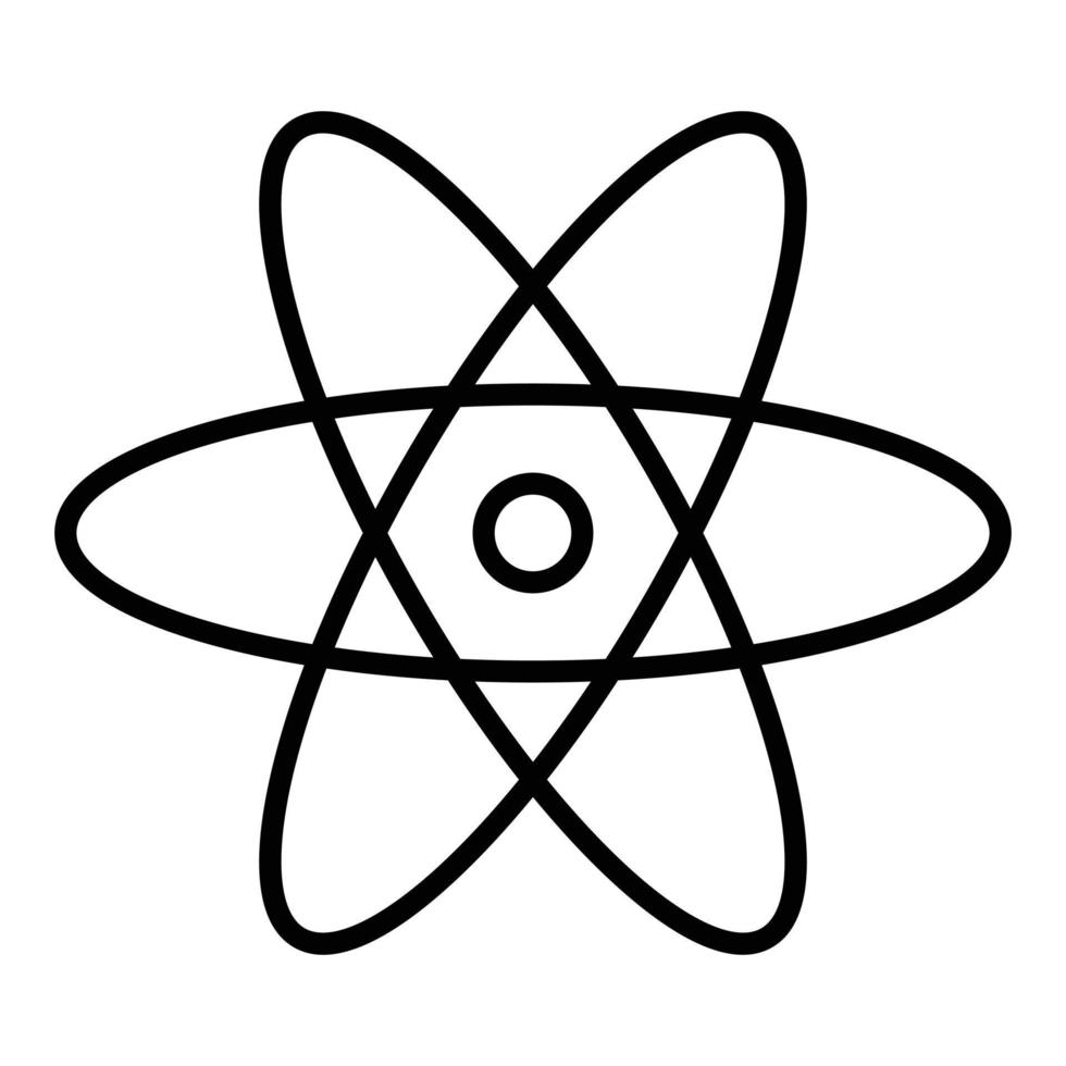 Atom Icon Style vector