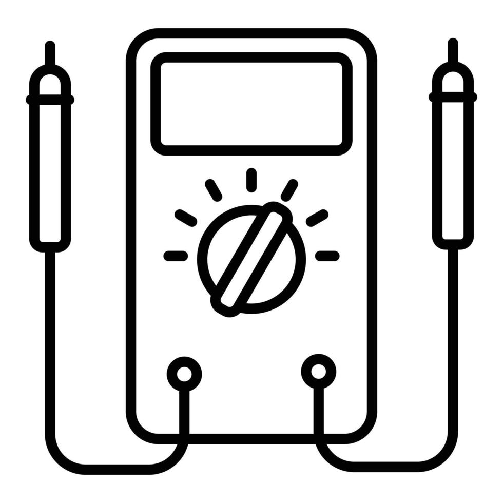 Multimeter Icon Style vector