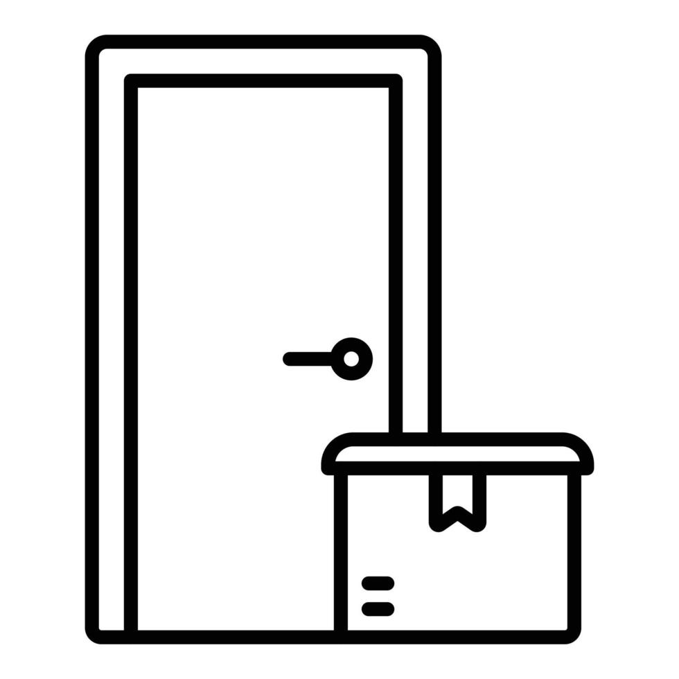 Door To Door Delivery Icon Style vector