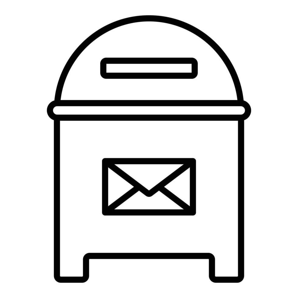 Po Box Icon Style vector