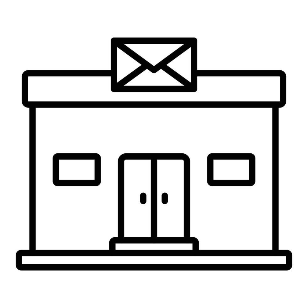 Post Office Icon Style vector