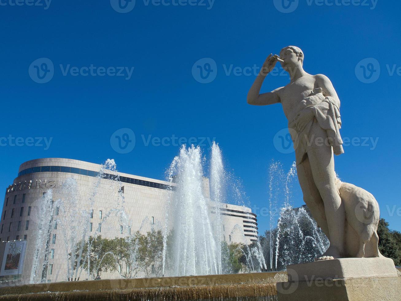 The city of Barcelona in Spain photo