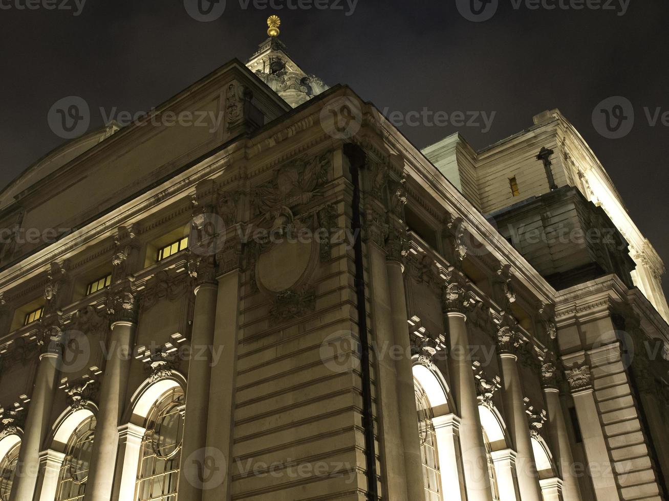 London city at night photo