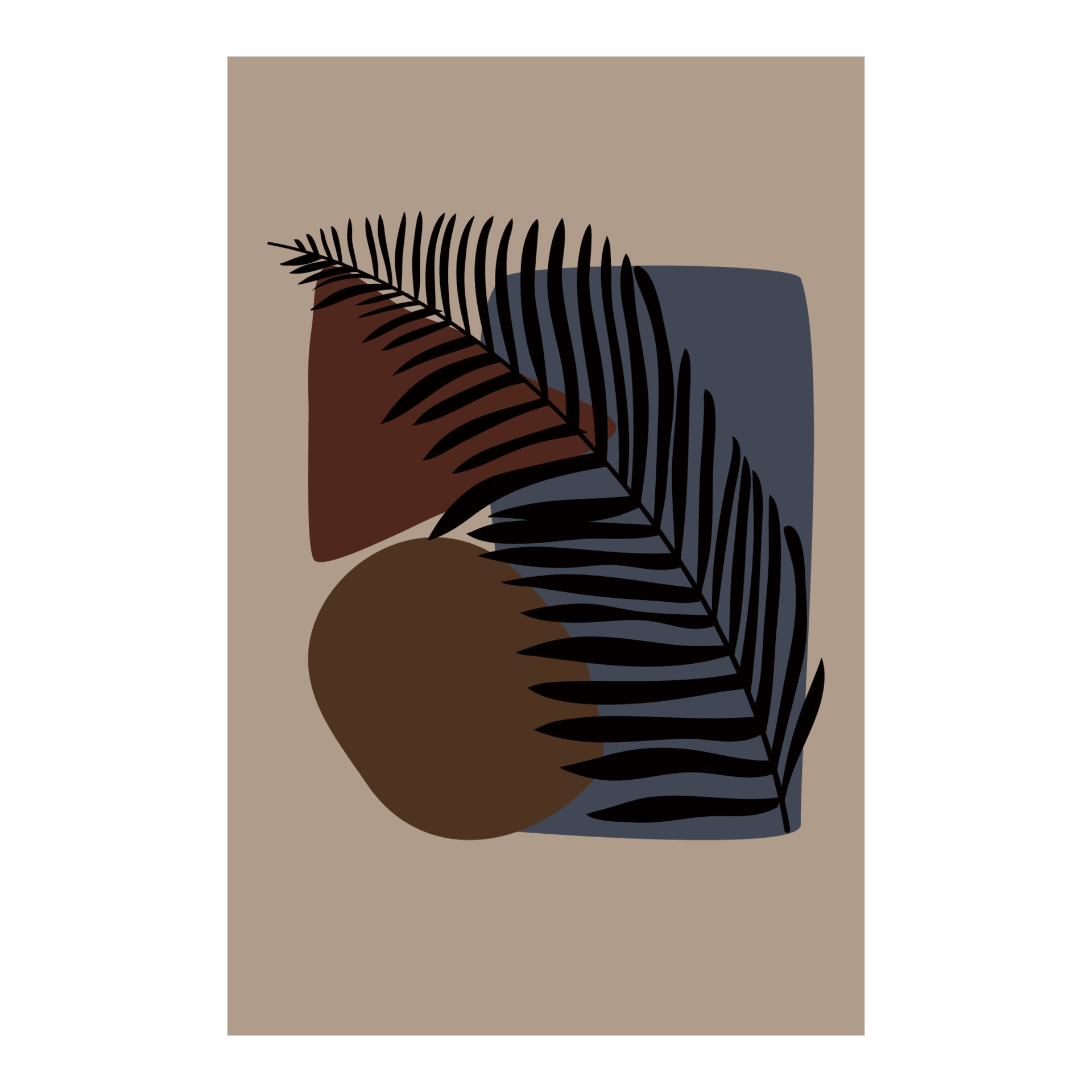 Background plants mid century style 9196938 Vector Art at Vecteezy