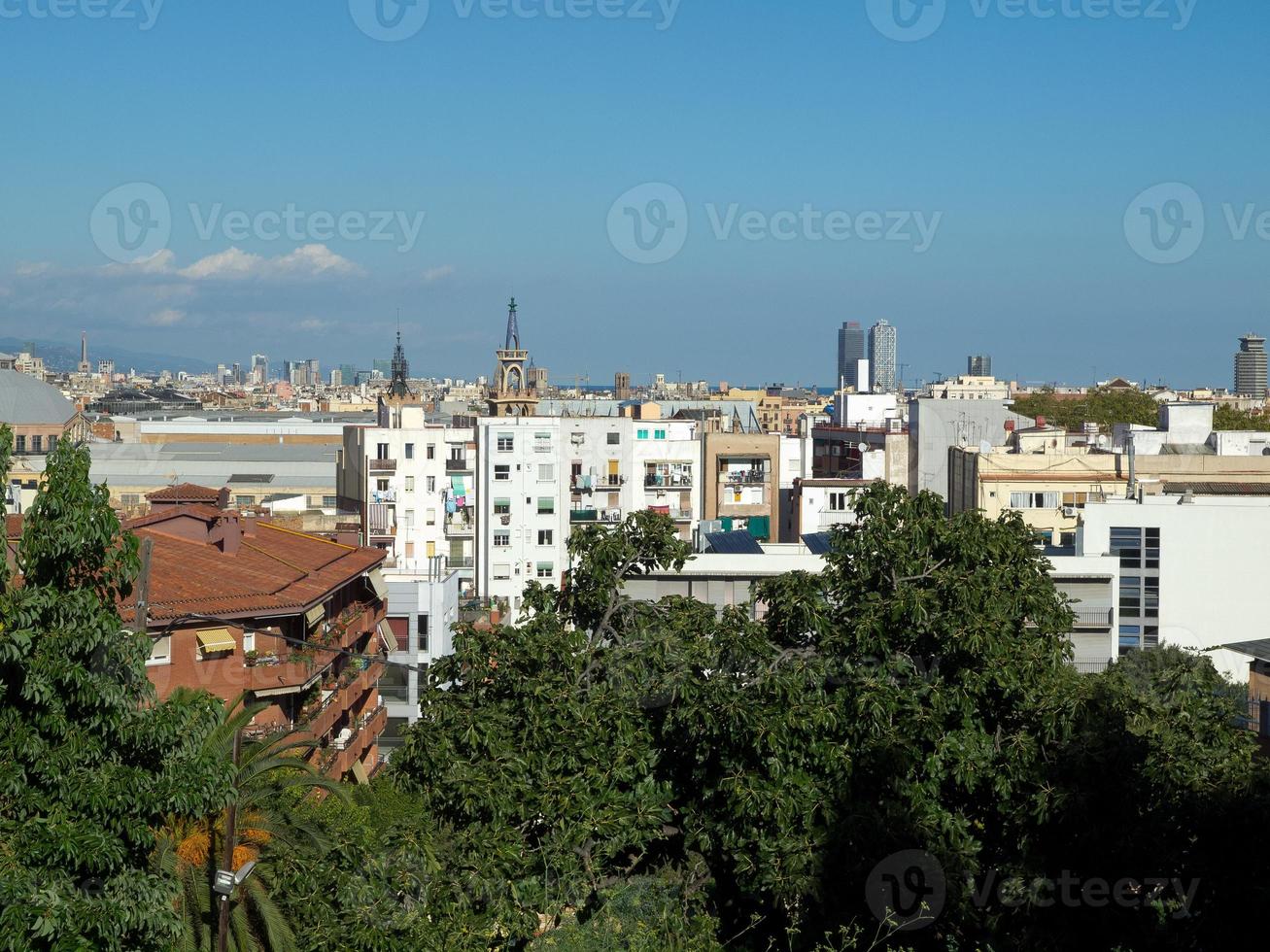 The city of Barcelona in Spain photo