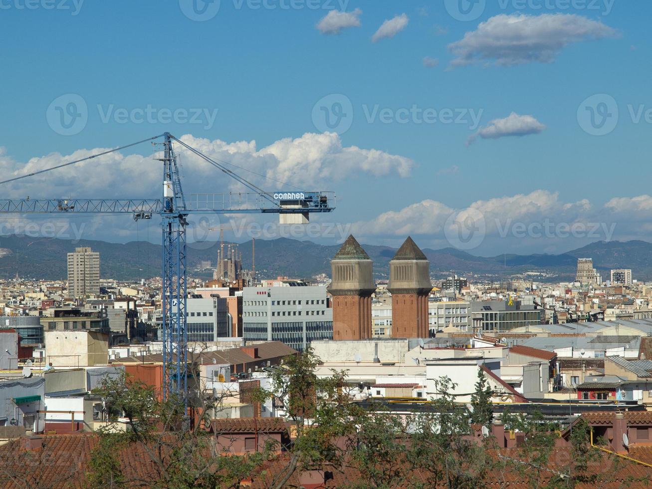 The city of Barcelona in Spain photo