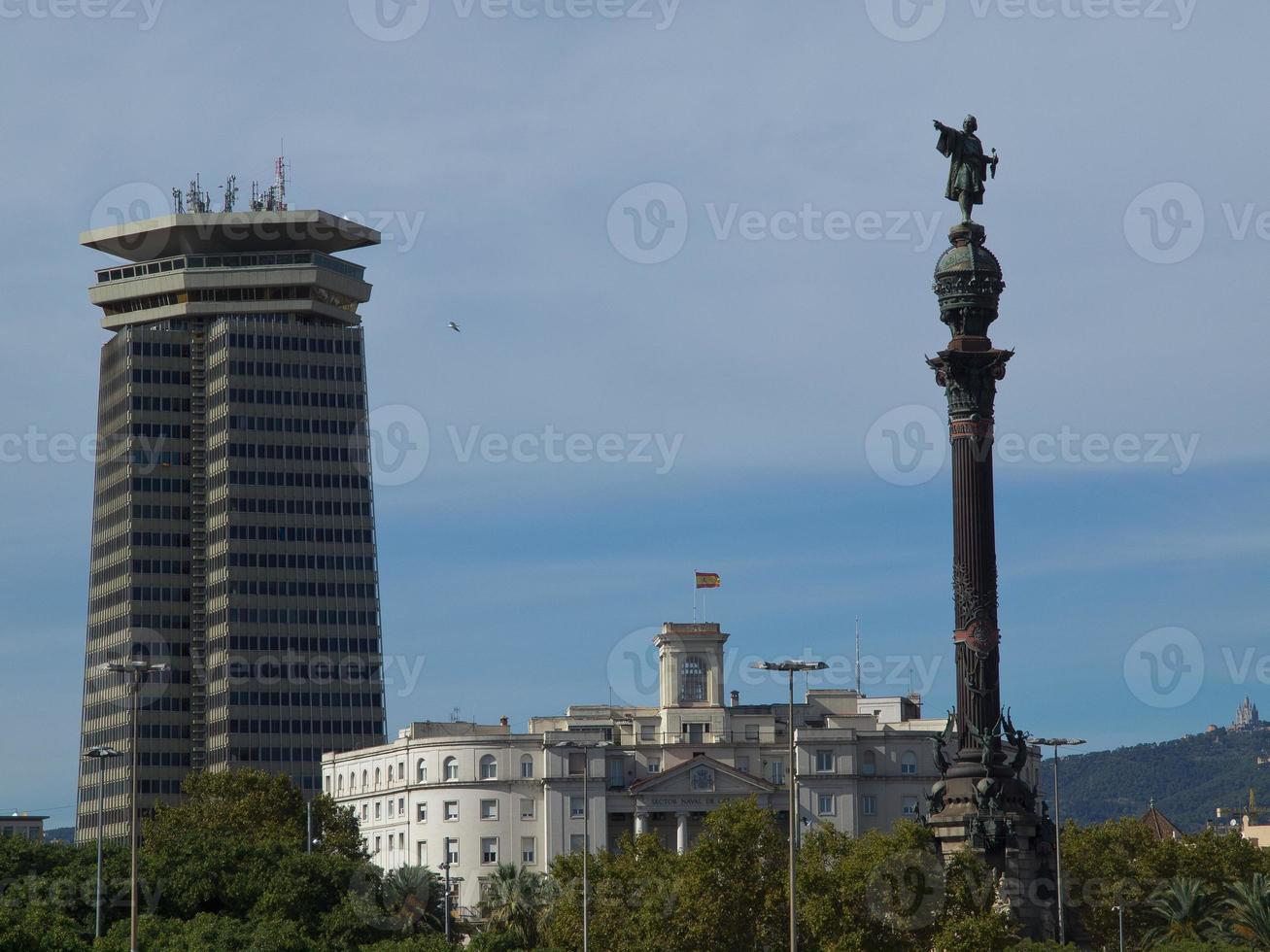 The city of Barcelona in Spain photo