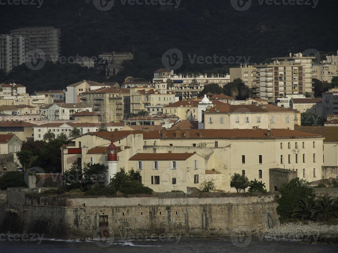 corsica island in the mediterranean sea photo