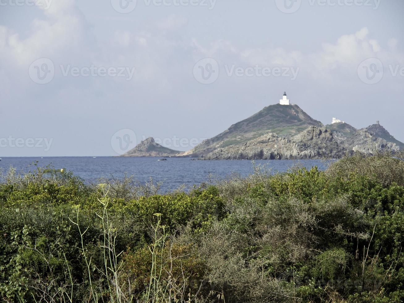 corsica island in the mediterranean sea photo