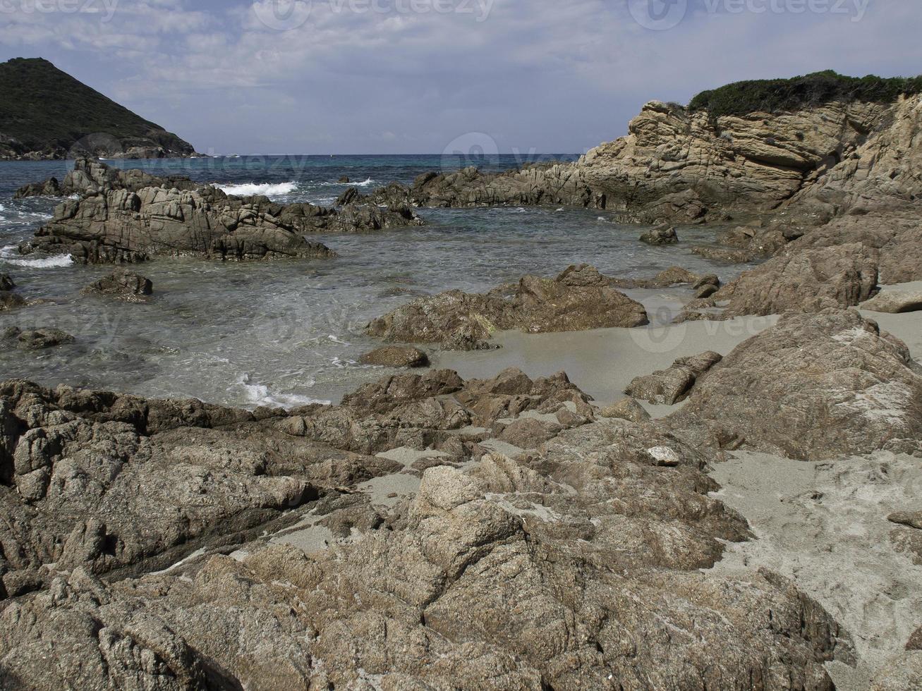 ajaccio on corsica island photo