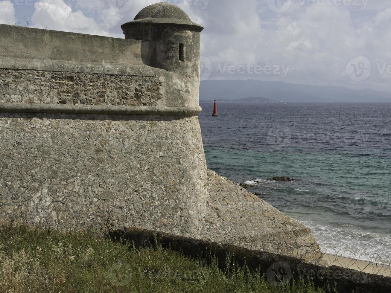 ajaccio on corsica island photo