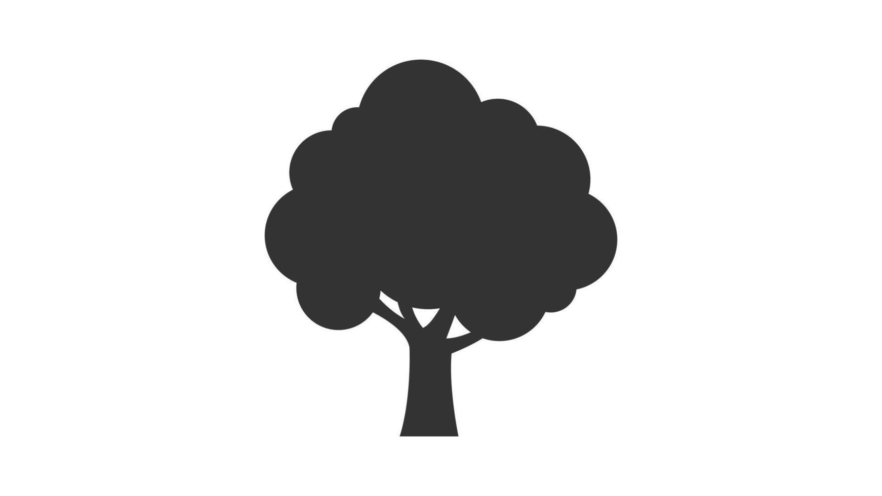 árbol símbolo icono vector ilustración