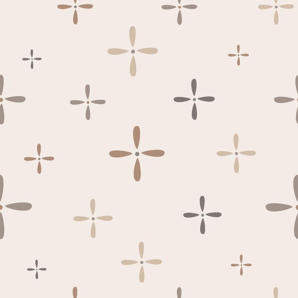 seamless pattern with mini flower background vector