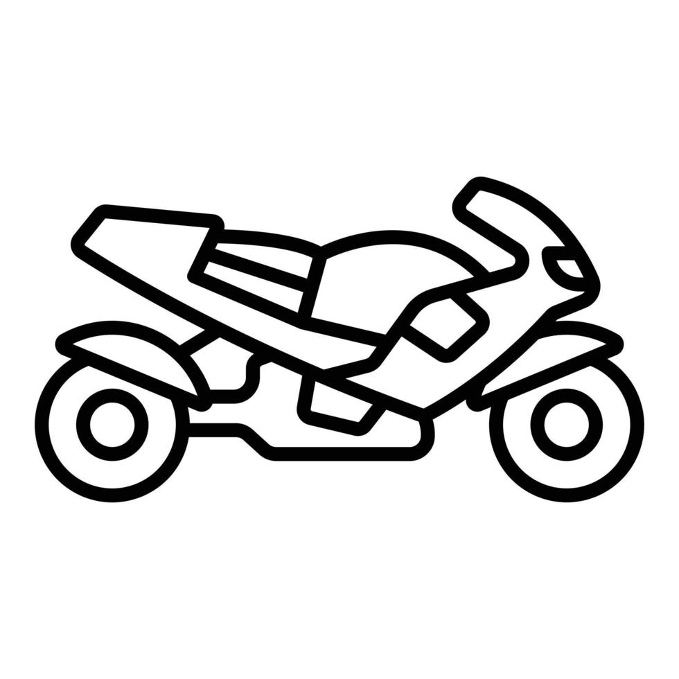 estilo de icono de bicicleta vector