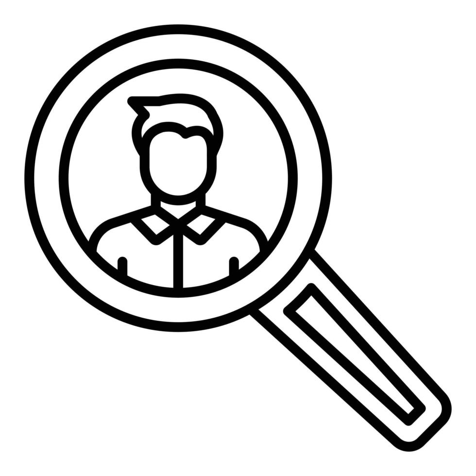 Prospecting Icon Style vector