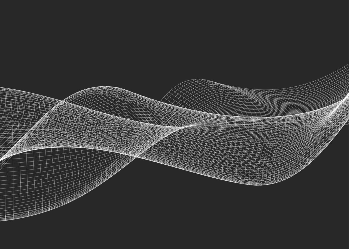 fondo de malla de onda abstracta moderna vector