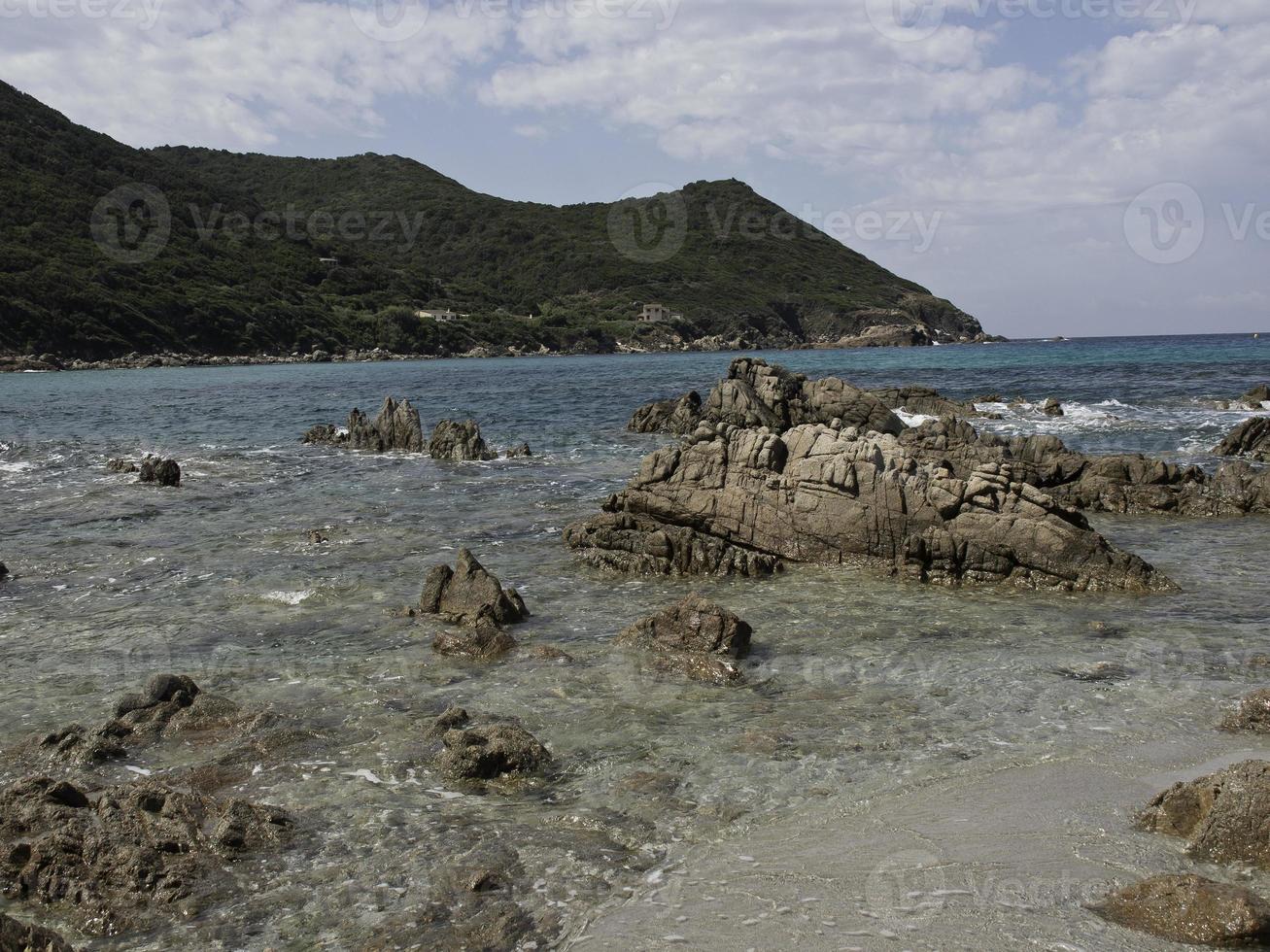 ajaccio on corsica island photo