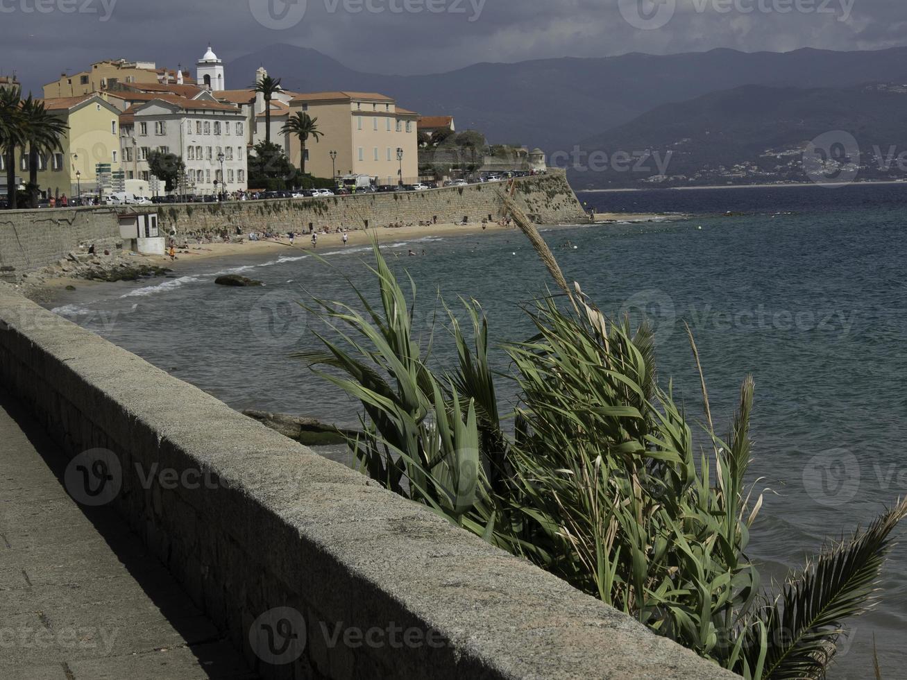 ajaccio on corsica island photo