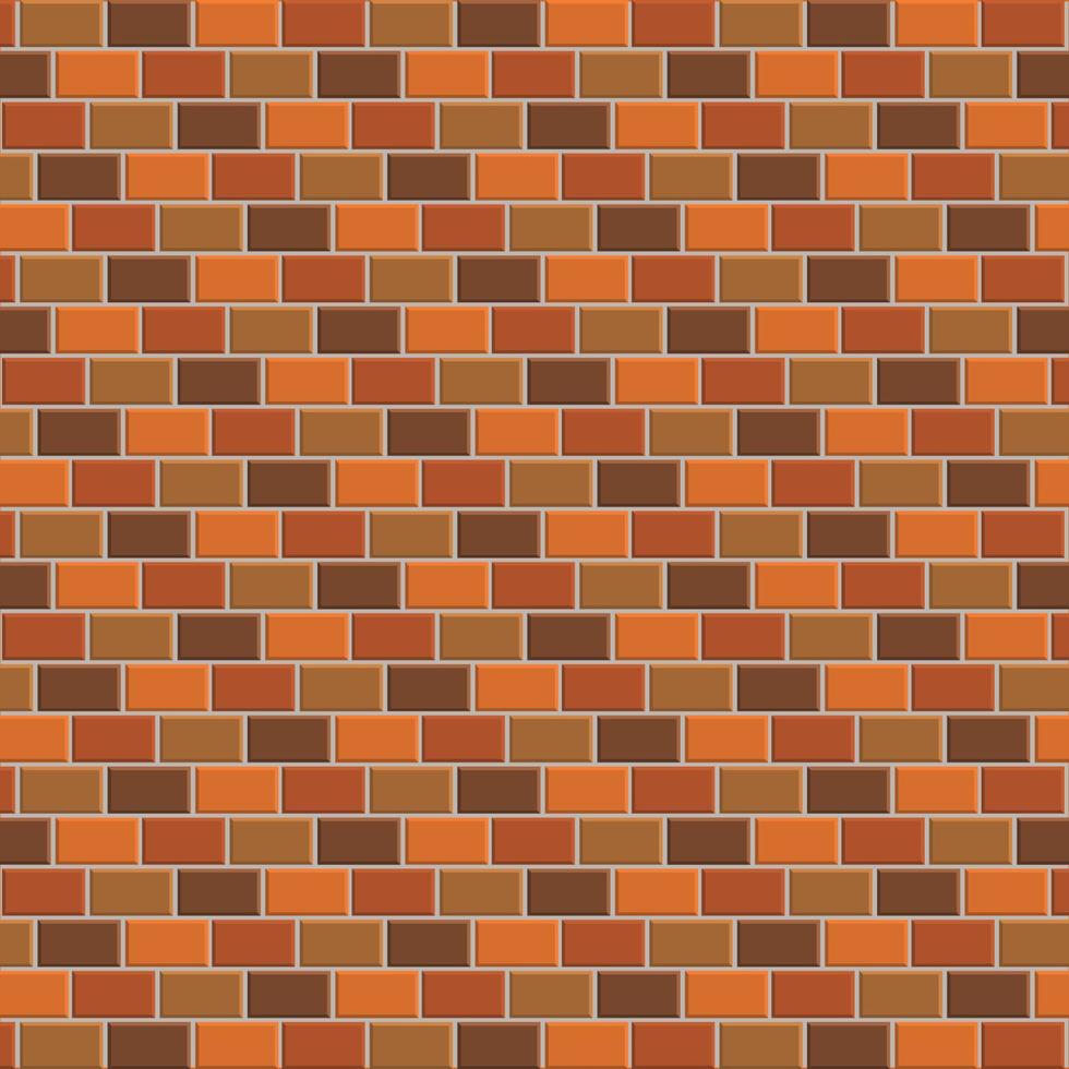 red brick pattern background vector