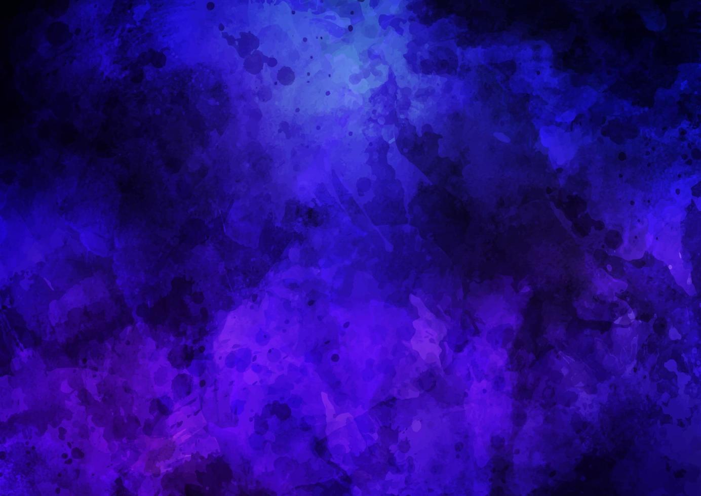 fondo de acuarela pintado a mano morado oscuro detallado vector