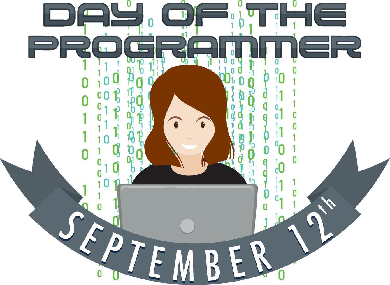 The Day of the Programmer Poster vector