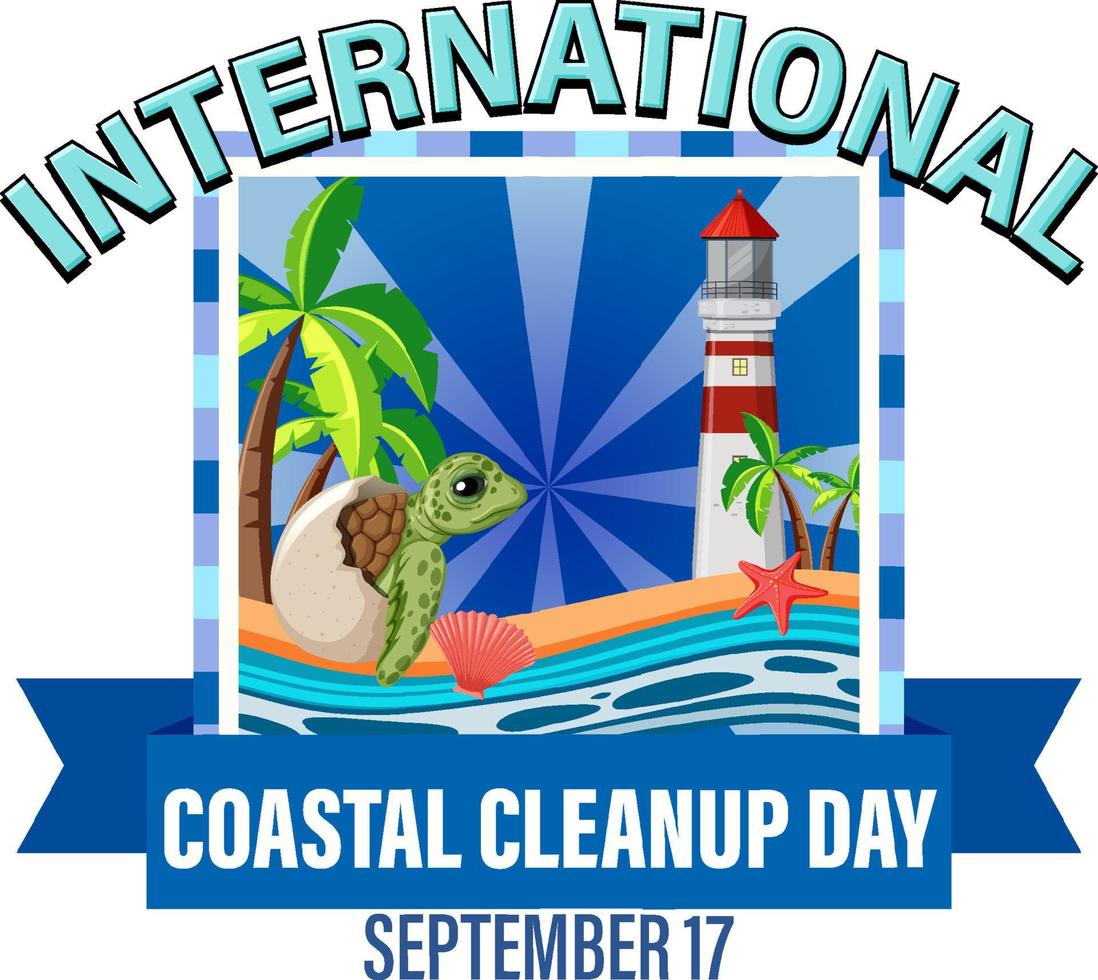 International Coastal Cleanup Day Banner Design 9201868 Vector Art at