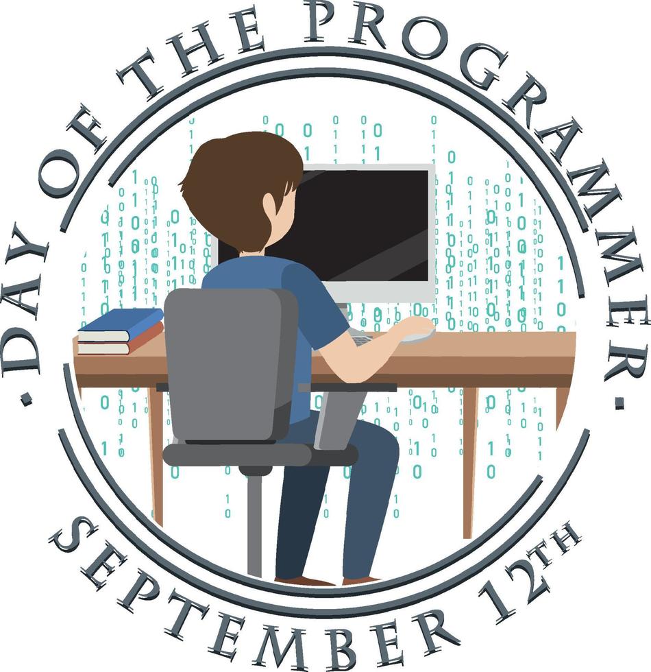 The Day of the Programmer Poster vector