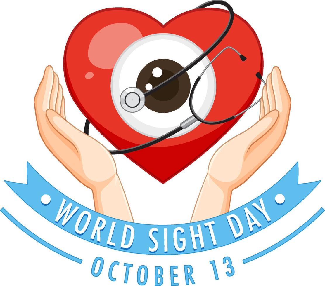 World Sight Day Poster Design vector