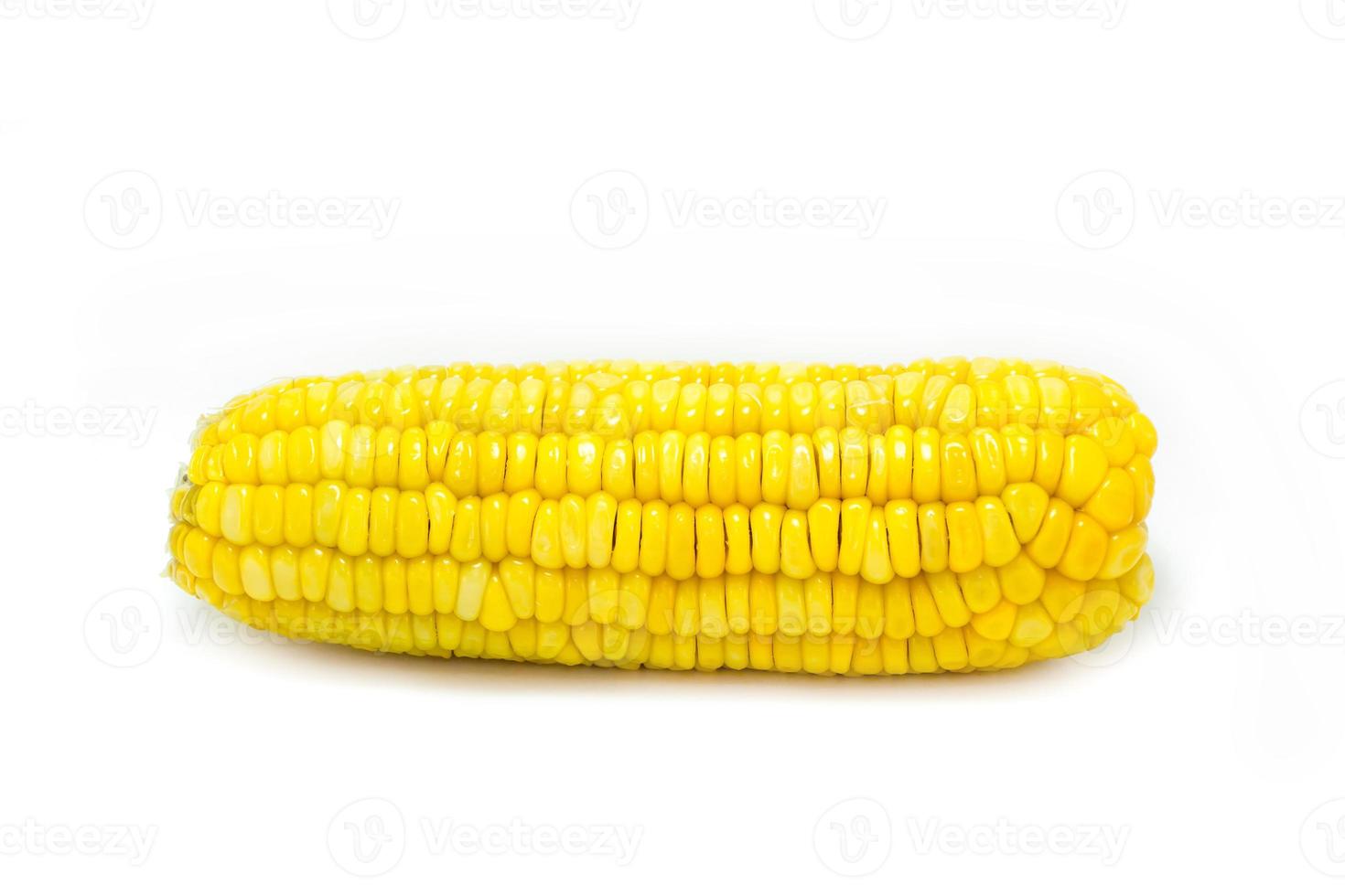 corn isolated on white photo